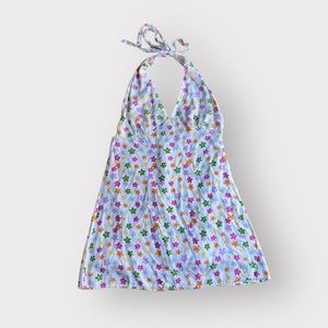 PacSun LA Hearts Daisy White Halter Dress